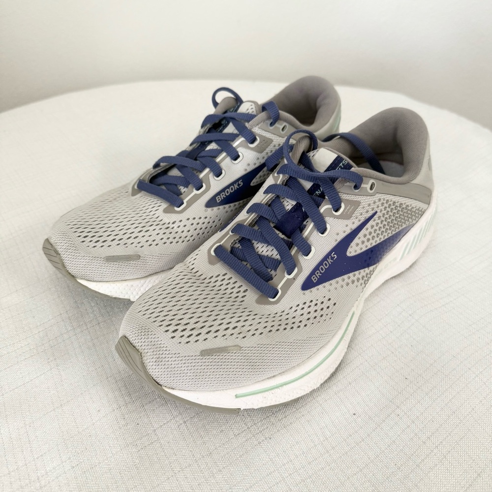 Brooks Athletic Shoes in Gray and Blue